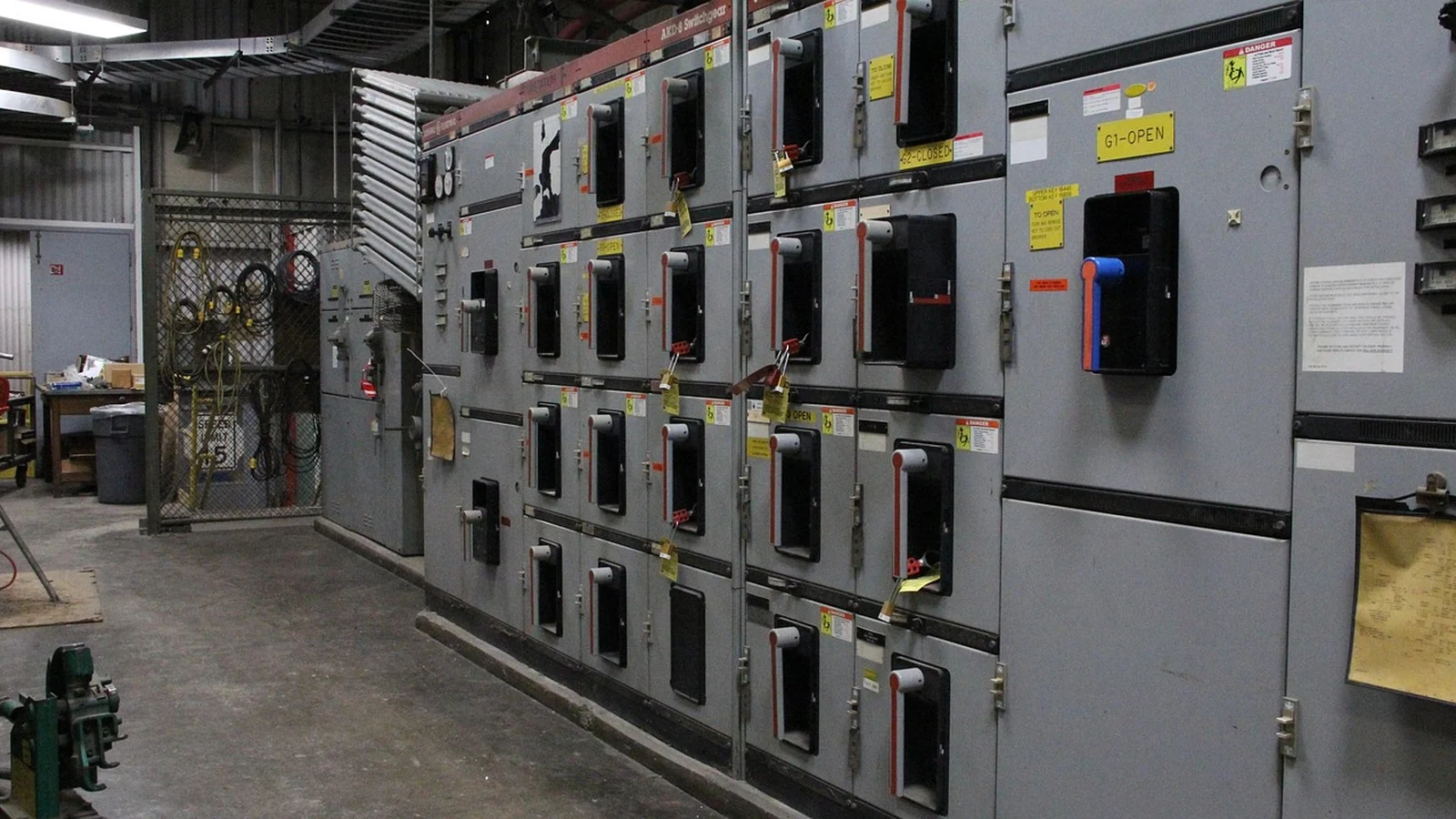 Elcontrol panel energy meter mounted on a switchboard door in Saudi Arabia